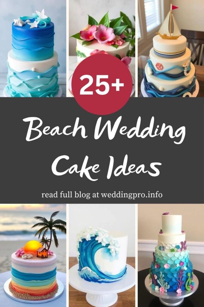 Beach Wedding Cake Ideas