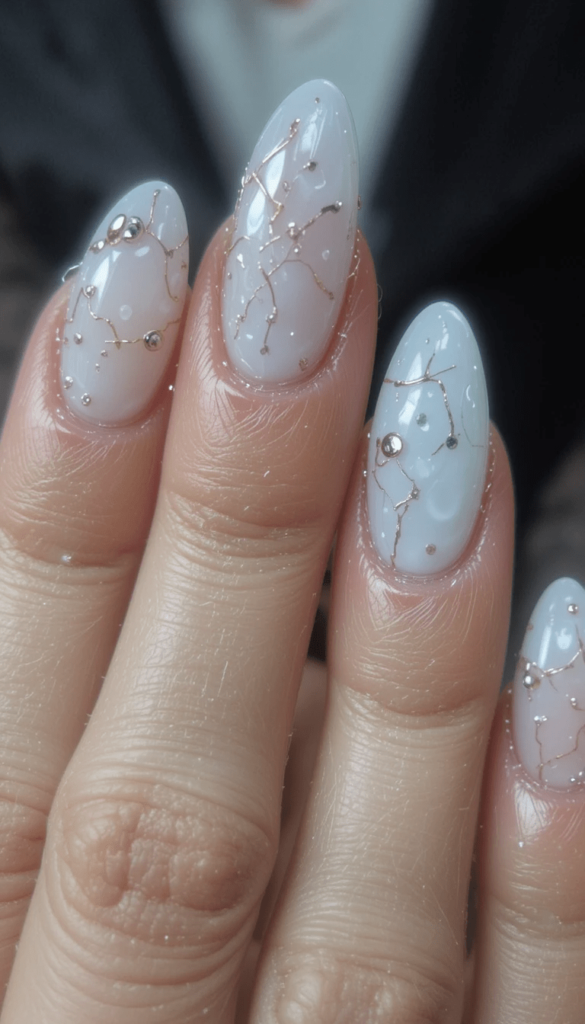 Wedding Finger Nail Designs