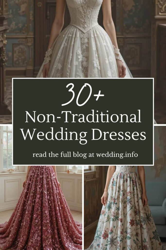 Non-Traditional Wedding Dresses