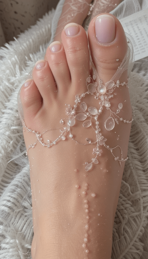 Wedding Toe Nail Designs