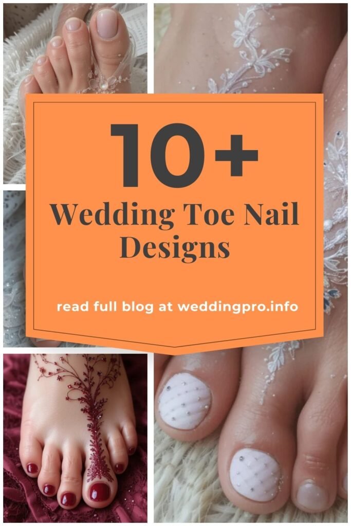 Wedding Toe Nail Designs
